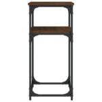 vidaXL Konzolový stolík hnedý dub 75x35,5x75 cm kompozitné drevo – Obrázok 5