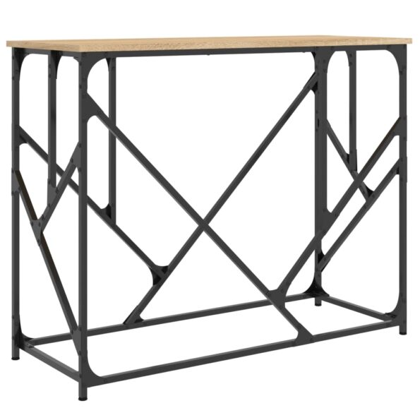 vidaXL Konzolový stolík dub sonoma 100x40x80 cm kompozitné drevo – Obrázok 2