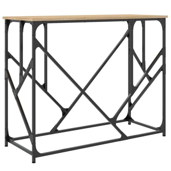 vidaXL Konzolový stolík dub sonoma 100x40x80 cm kompozitné drevo – Obrázok 6