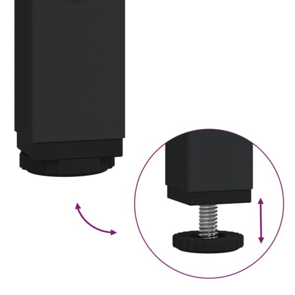 vidaXL Konzolový stolík hnedý dub 100x40x80 cm kompozitné drevo – Obrázok 7