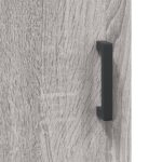 vidaXL Vysoká skrinka sivý dub sonoma 69,5x31x115 cm kompozitné drevo – Obrázok 10