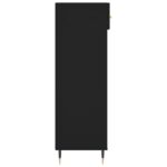 vidaXL Botník čierny 60x35x105 cm kompozitné drevo – Obrázok 7