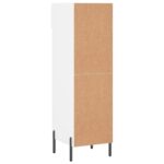 vidaXL Botník biely 30x35x105 cm kompozitné drevo – Obrázok 8