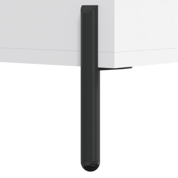 vidaXL Botník biely 30x35x105 cm kompozitné drevo – Obrázok 10