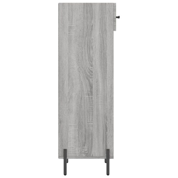 vidaXL Botník sivý sonoma 30x35x105 cm kompozitné drevo – Obrázok 7