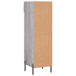 vidaXL Botník sivý sonoma 30x35x105 cm kompozitné drevo – Obrázok 8