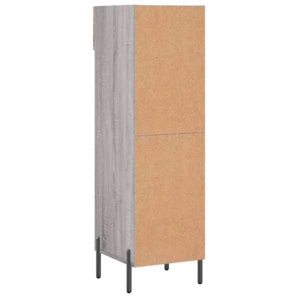 vidaXL Botník sivý sonoma 30x35x105 cm kompozitné drevo – Obrázok 8