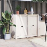 vidaXL Vonkajšie kuchynské dvierka MEPPEL 2 ks 50x9x82 cm masívna borovica