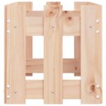 vidaXL Záhradný vyvýšený záhon s dizajnom plotu 100x30x30 cm borovica – Obrázok 6