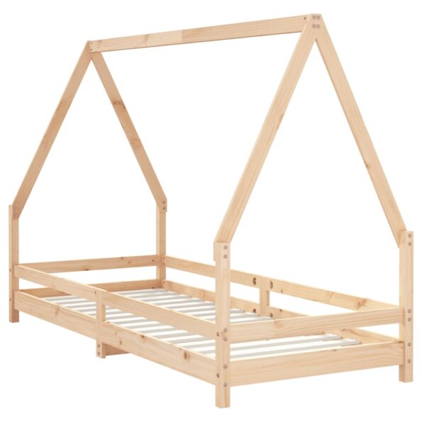 vidaXL Rám detskej postele 90x200 cm masívna borovica – Obrázok 3