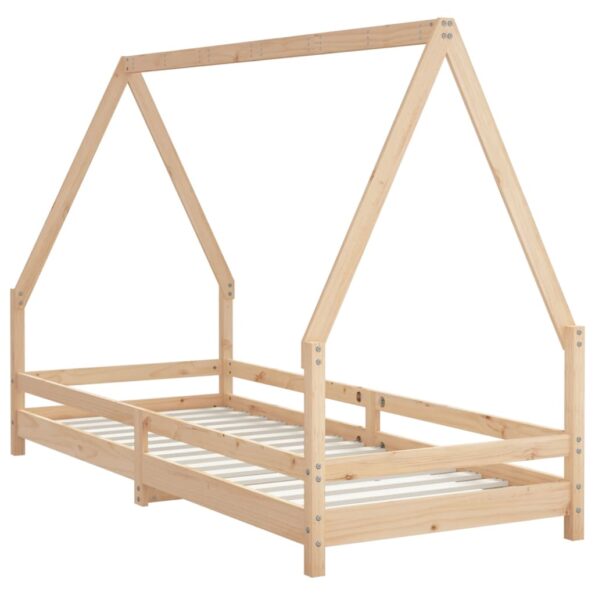 vidaXL Rám detskej postele 90x200 cm masívna borovica – Obrázok 6