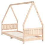 vidaXL Rám detskej postele 80x200 cm masívna borovica – Obrázok 6