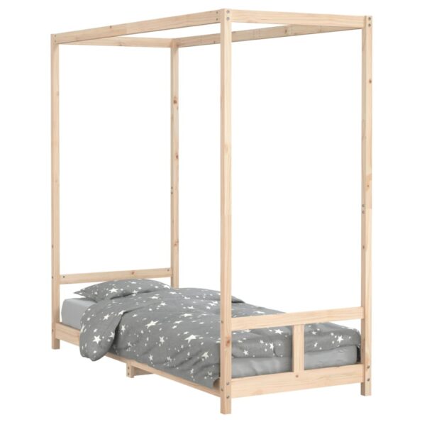 vidaXL Rám detskej postele 80x200 cm masívna borovica – Obrázok 2