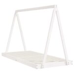 vidaXL Rám detskej postele biely 90x200 cm masívna borovica – Obrázok 3