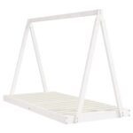 vidaXL Rám detskej postele biely 90x200 cm masívna borovica – Obrázok 6