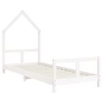 vidaXL Rám detskej postele biely 80x200 cm masívna borovica – Obrázok 3