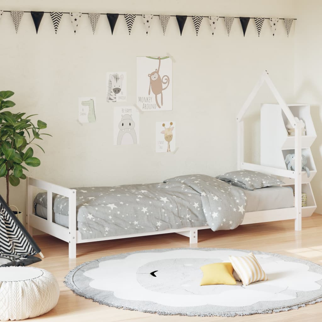 VXL8720845445867_m_en_hd_1.jpg vidaXL Rám detskej postele biely 80x200 cm masívna borovica – Obrázok 1