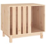 vidaXL Psia búda 70x50x62 cm borovicový masív – Obrázok 2