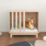 vidaXL Psia búda 70x50x62 cm borovicový masív – Obrázok 3