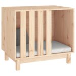 vidaXL Psia búda 70x50x62 cm borovicový masív – Obrázok 4