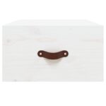 vidaXL Nástenný nočný stolík biely 40x29,5x22 cm – Obrázok 5