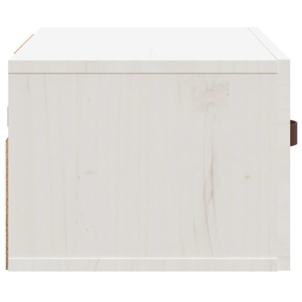 vidaXL Nástenný nočný stolík biely 40x29,5x22 cm – Obrázok 6