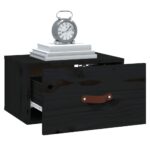 vidaXL Nástenné nočné stolíky 2 ks čierne 40x29,5x22 cm – Obrázok 4