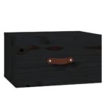 vidaXL Nástenné nočné stolíky 2 ks čierne 40x29,5x22 cm – Obrázok 5