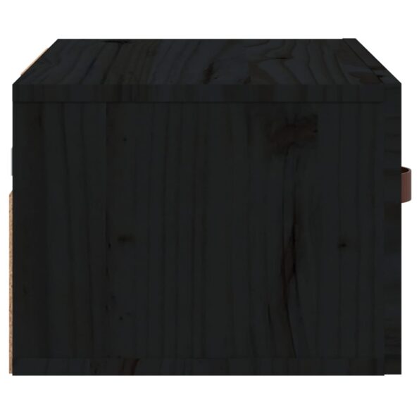 vidaXL Nástenné nočné stolíky 2 ks čierne 40x29,5x22 cm – Obrázok 7