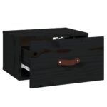 vidaXL Nástenné nočné stolíky 2 ks čierne 40x29,5x22 cm – Obrázok 8