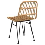 vidaXL Záhradné stoličky 2 ks 48x62x84 cm PE Rattan – Obrázok 6