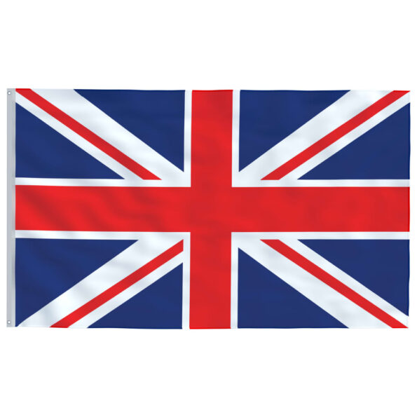 vidaXL Vlajka Veľkej Británie a tyč 6,08 m hliník – Obrázok 4