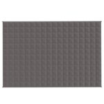 vidaXL Záťažová prikrývka šedá 120x180 cm 5 kg látka – Obrázok 2