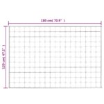 vidaXL Záťažová prikrývka šedá 120x180 cm 5 kg látka – Obrázok 6
