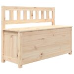 vidaXL Lavička 110x41x76,5 cm masívne borovicové drevo – Obrázok 2