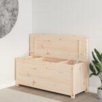 vidaXL Lavička 110x41x76,5 cm masívne borovicové drevo – Obrázok 3