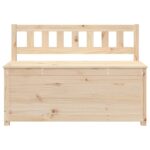 vidaXL Lavička 110x41x76,5 cm masívne borovicové drevo – Obrázok 5