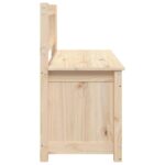 vidaXL Lavička 110x41x76,5 cm masívne borovicové drevo – Obrázok 6