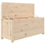 vidaXL Lavička 110x41x76,5 cm masívne borovicové drevo – Obrázok 7