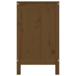 vidaXL Kôš na bielizeň medovohnedý 88,5x44x76 cm masívna borovica – Obrázok 7