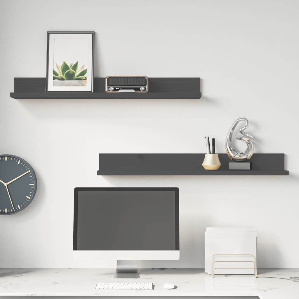VXL8720845641313_m_en_hd_1.jpg vidaXL Nástenné skrinky 2 ks sivé 80x11x9 cm masívna borovica – Obrázok 1