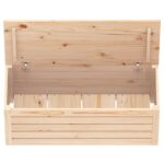 vidaXL Úložný box 89x36,5x33 cm masívna borovica – Obrázok 8