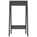 VidaXL Sedadlá 2 ks sivé 40x40x75 cm borovicový masív – Obrázok 6