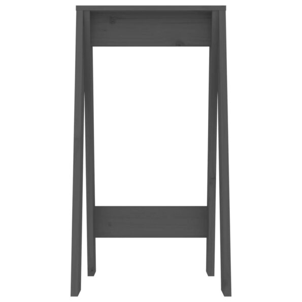 VidaXL Sedadlá 2 ks sivé 40x40x75 cm borovicový masív – Obrázok 6