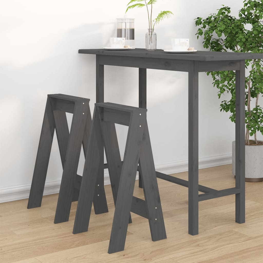 VXL8720845641962_m_en_hd_1.jpg VidaXL Sedadlá 2 ks sivé 40x40x75 cm borovicový masív – Obrázok 1