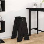 VidaXL Sedadlá 2 ks čierne 40x40x75 cm borovicový masív – Obrázok 3