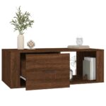 vidaXL Konferenčný stolík hnedý dub 100x50,5x35 cm spracované drevo – Obrázok 5