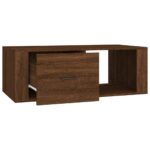 vidaXL Konferenčný stolík hnedý dub 100x50,5x35 cm spracované drevo – Obrázok 7