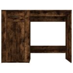 vidaXL Stôl dymový dub 100x49x75 cm spracované drevo – Obrázok 6