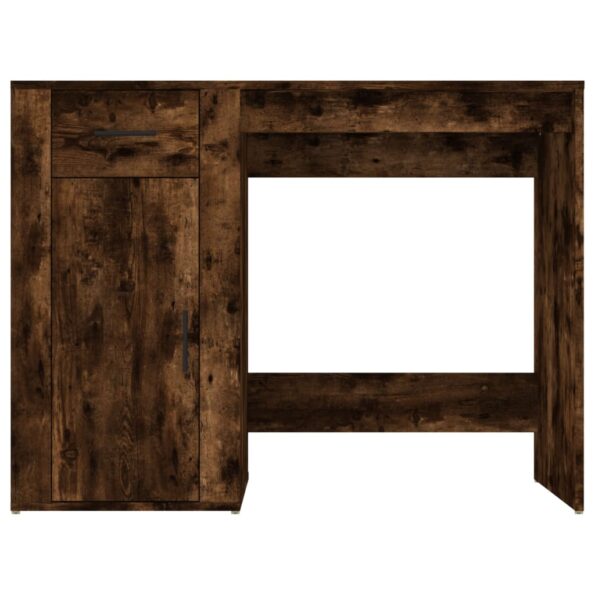 vidaXL Stôl dymový dub 100x49x75 cm spracované drevo – Obrázok 6